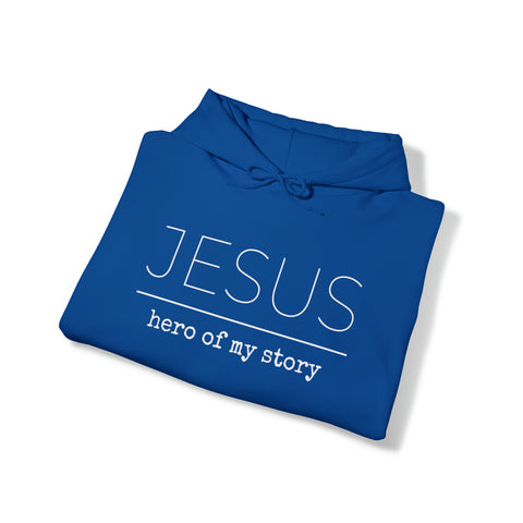 Jesus Hero | Christian | Adult Hooded Sweatshirt