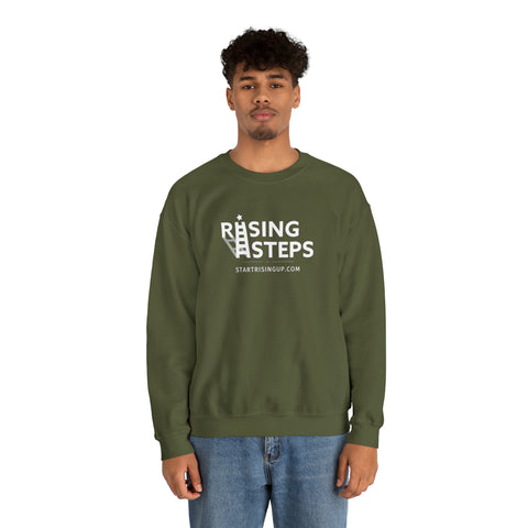 Rising Steps | startrisingup.com | Adult Crewneck Sweatshirt