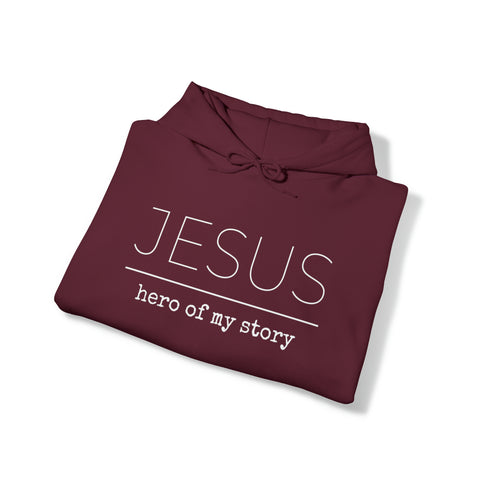Jesus Hero | Christian | Adult Hooded Sweatshirt