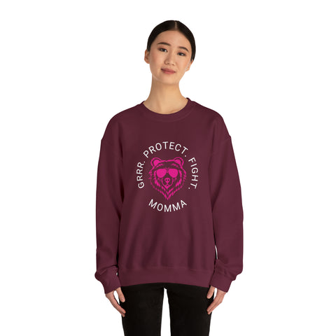 Momma Bear | Lifestyle | Adult Crewneck Sweatshirt