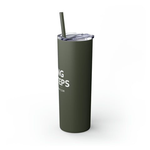 Rising Steps | startrisingup.com | Skinny Tumbler with Straw, 20oz