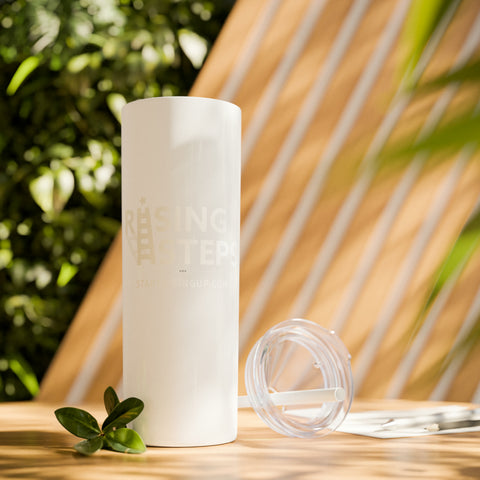 Rising Steps | startrisingup.com | Skinny Tumbler with Straw, 20oz