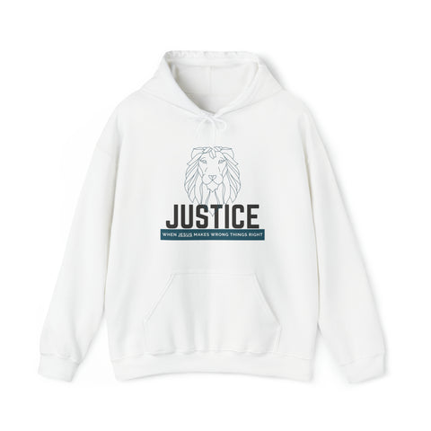 Justice Lion | Christian | Hooded Sweatshirt