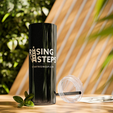Rising Steps | startrisingup.com | Skinny Tumbler with Straw, 20oz