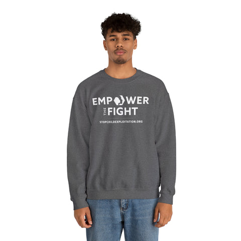 Empower the Fight | stopchildexploitation.org | Crewneck Sweatshirt