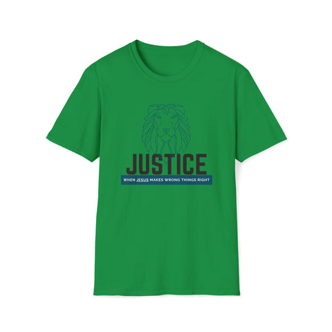 Justice Lion | Christian | Adult Softstyle T-Shirt