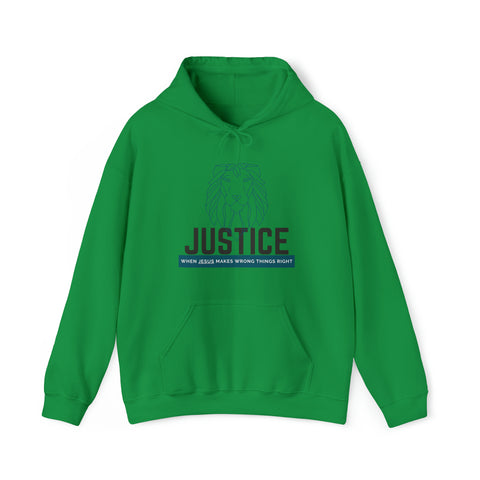 Justice Lion | Christian | Hooded Sweatshirt