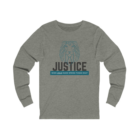 Justice Lion | Christian | Long Sleeve Shirt