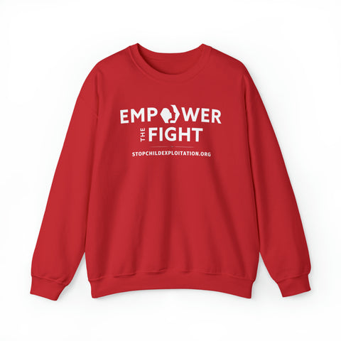 Empower the Fight | stopchildexploitation.org | Crewneck Sweatshirt