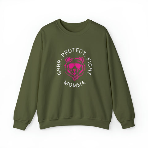 Momma Bear | Lifestyle | Adult Crewneck Sweatshirt