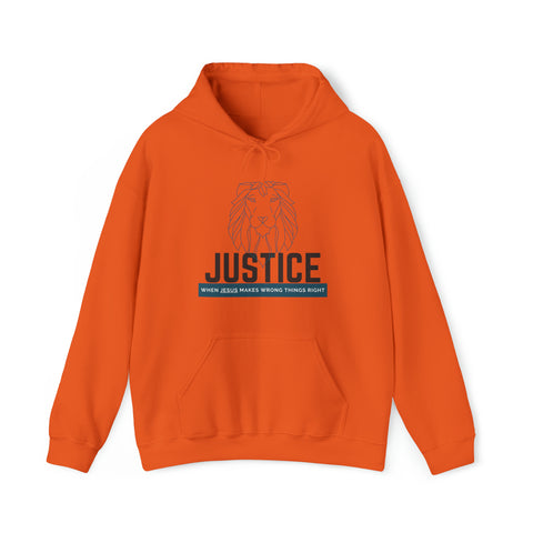 Justice Lion | Christian | Hooded Sweatshirt