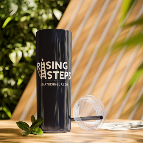 Rising Steps | startrisingup.com | Skinny Tumbler with Straw, 20oz