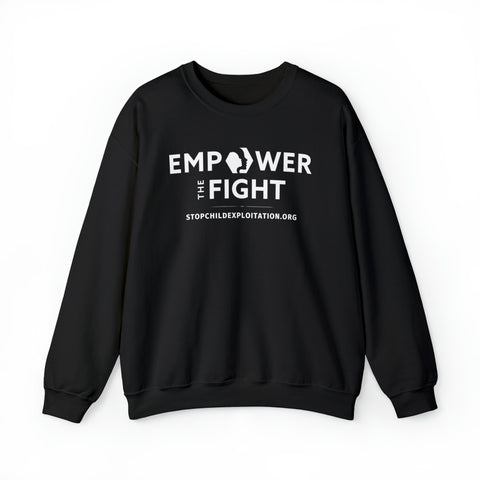 Empower the Fight | stopchildexploitation.org | Crewneck Sweatshirt