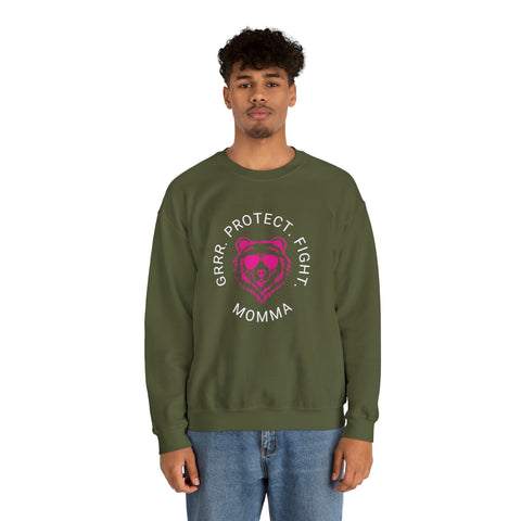 Momma Bear | Lifestyle | Adult Crewneck Sweatshirt