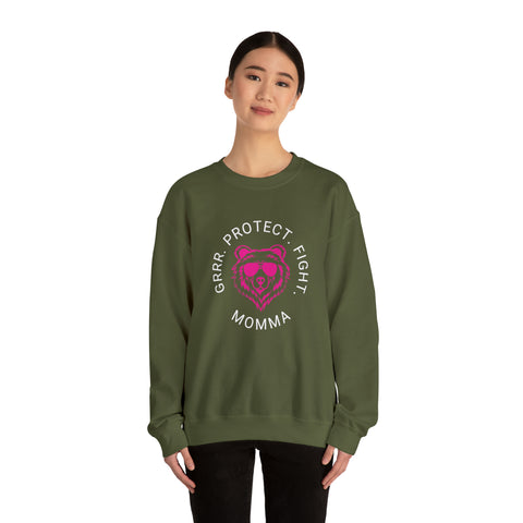 Momma Bear | Lifestyle | Adult Crewneck Sweatshirt