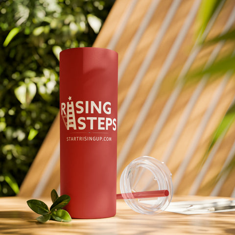 Rising Steps | startrisingup.com | Skinny Tumbler with Straw, 20oz