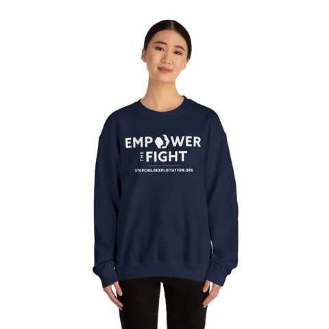 Empower the Fight | stopchildexploitation.org | Crewneck Sweatshirt