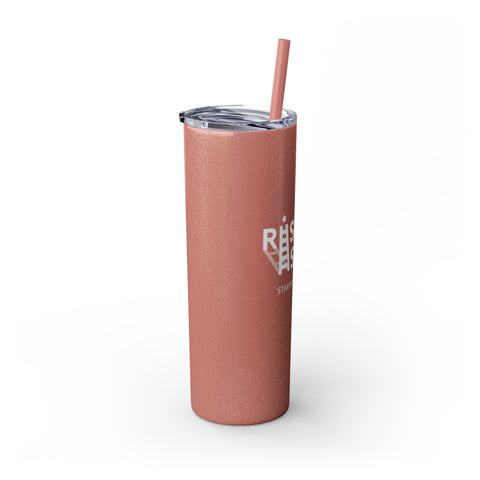 Rising Steps | startrisingup.com | Skinny Tumbler with Straw, 20oz