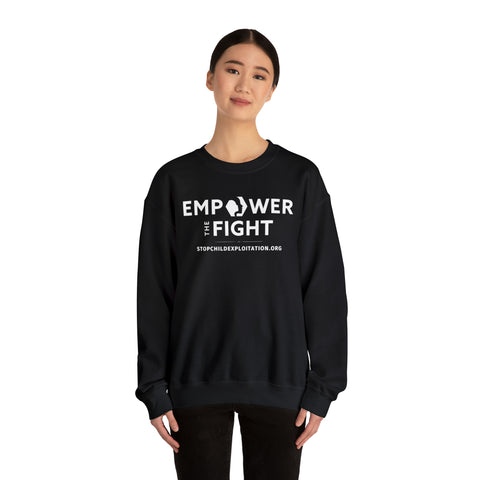 Empower the Fight | stopchildexploitation.org | Crewneck Sweatshirt