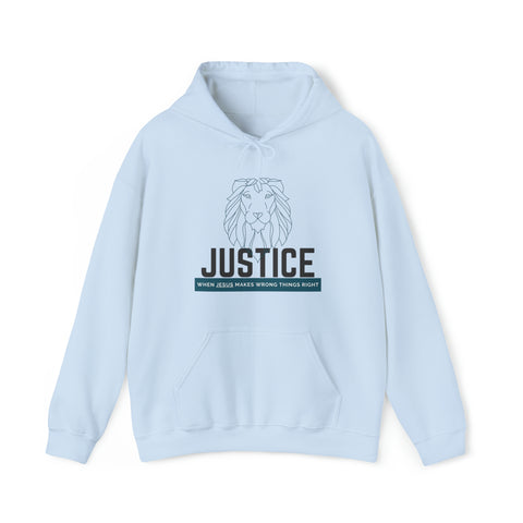 Justice Lion | Christian | Hooded Sweatshirt