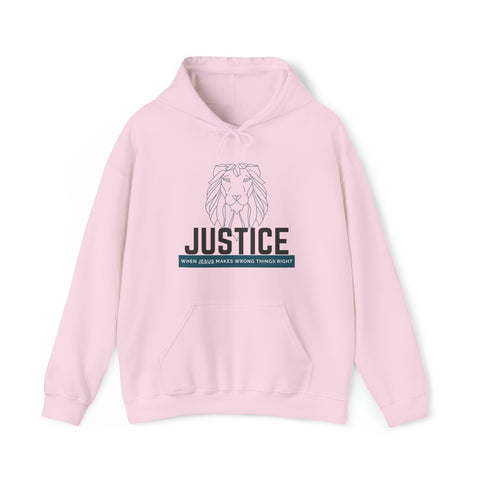 Justice Lion | Christian | Hooded Sweatshirt