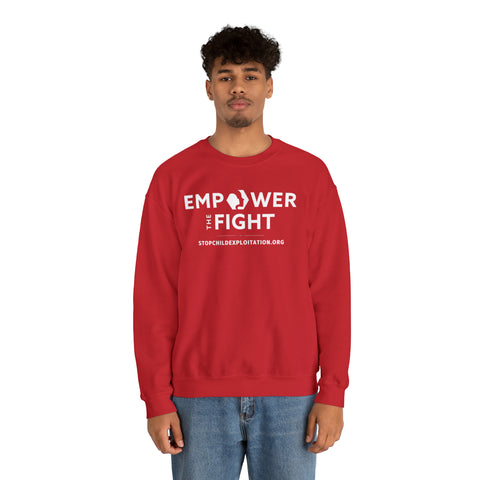 Empower the Fight | stopchildexploitation.org | Crewneck Sweatshirt