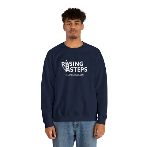 Rising Steps | startrisingup.com | Adult Crewneck Sweatshirt