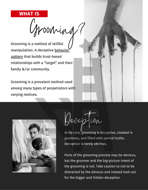 Grooming Patterns of Perpetrator Behavior | Introductory Guide | License to Use