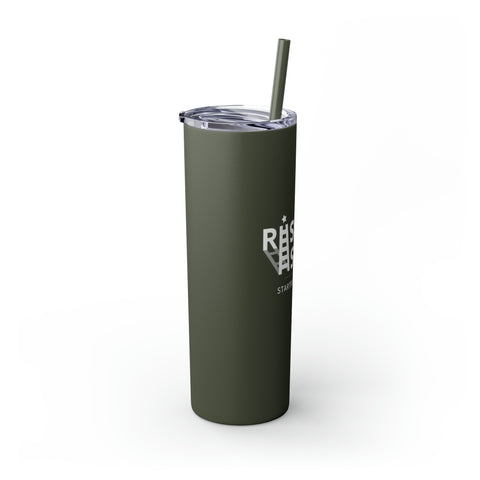 Rising Steps | startrisingup.com | Skinny Tumbler with Straw, 20oz