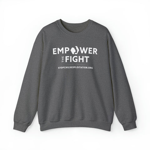 Empower the Fight | stopchildexploitation.org | Crewneck Sweatshirt