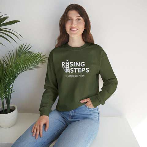 Rising Steps | startrisingup.com | Adult Crewneck Sweatshirt