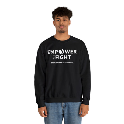 Empower the Fight | stopchildexploitation.org | Crewneck Sweatshirt