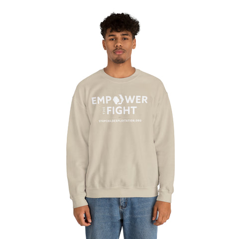 Empower the Fight | stopchildexploitation.org | Crewneck Sweatshirt