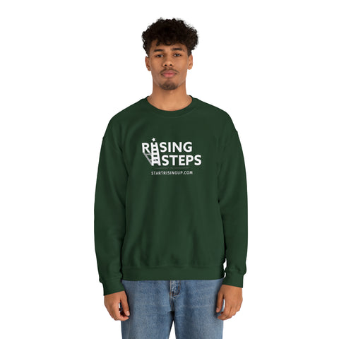 Rising Steps | startrisingup.com | Adult Crewneck Sweatshirt