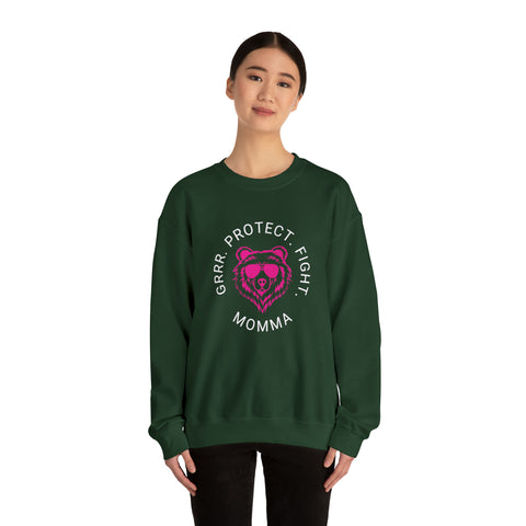 Momma Bear | Lifestyle | Adult Crewneck Sweatshirt