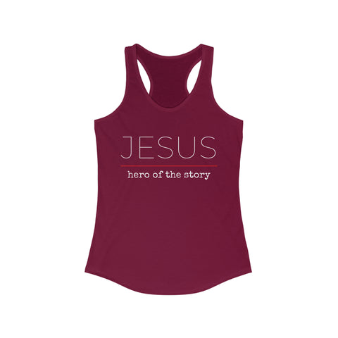 Jesus Hero | Christian | Women's Ideal Racerback Tank