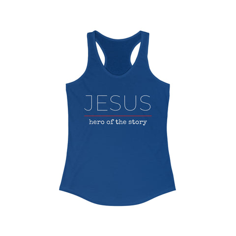 Jesus Hero | Christian | Women's Ideal Racerback Tank