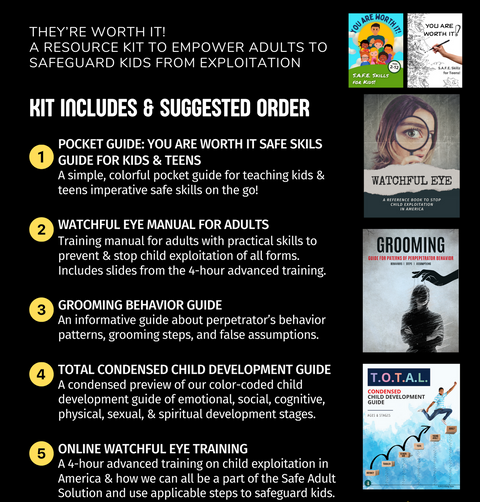 Printed | They're Worth It! Child Safeguarding Kit | Stop Child Exploitation