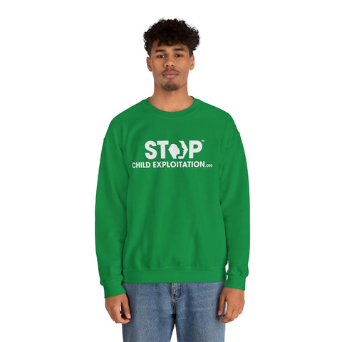 Stop Child Exploitation | Awareness | Adult Crewneck Sweatshirt