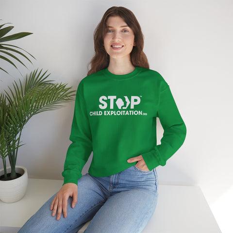 Stop Child Exploitation | Awareness | Adult Crewneck Sweatshirt