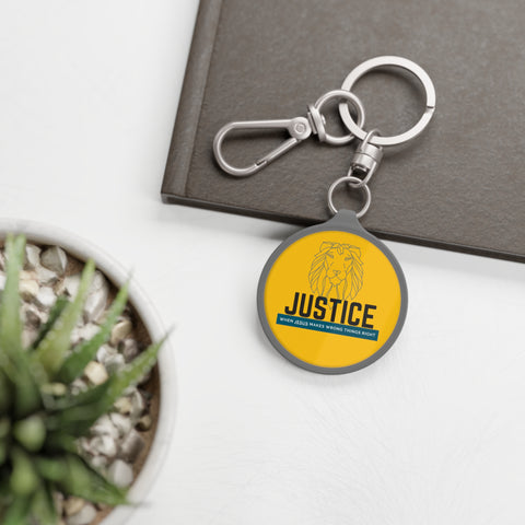 Justice Lion | Christian | Keyring Tag