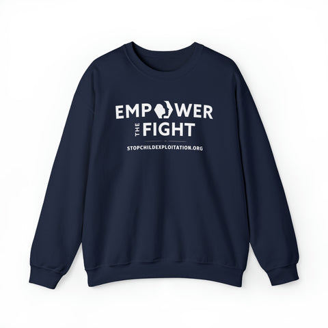 Empower the Fight | stopchildexploitation.org | Crewneck Sweatshirt