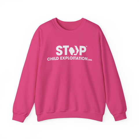 Stop Child Exploitation | Awareness | Adult Crewneck Sweatshirt