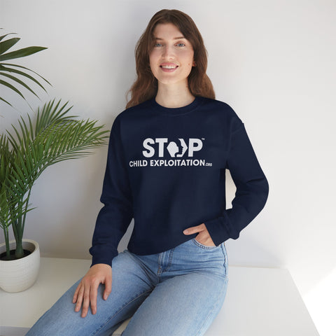 Stop Child Exploitation | Awareness | Adult Crewneck Sweatshirt