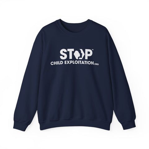 Stop Child Exploitation | Awareness | Adult Crewneck Sweatshirt