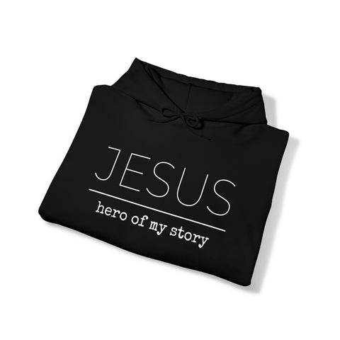 Jesus Hero | Christian | Adult Hooded Sweatshirt