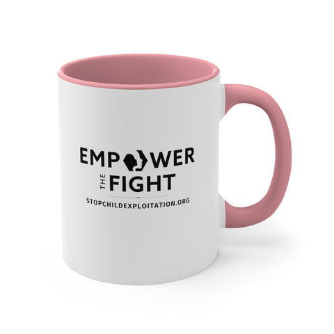 Empower the Fight | stopchildexploitation.org | Coffee Mug, 11oz