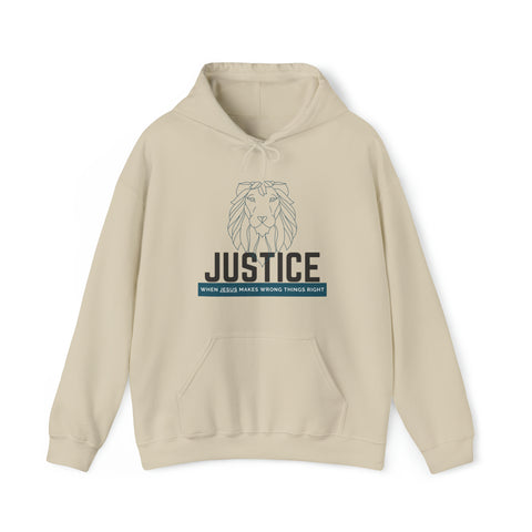 Justice Lion | Christian | Hooded Sweatshirt