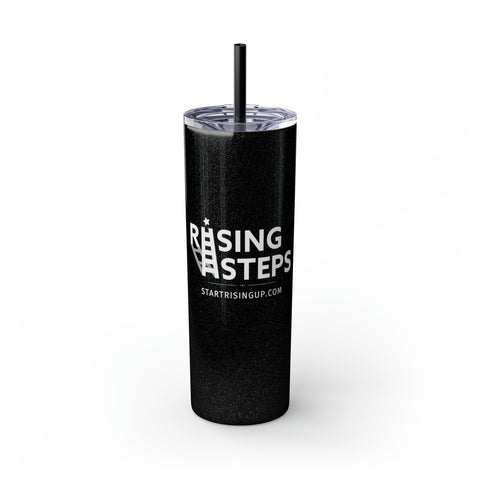 Rising Steps | startrisingup.com | Skinny Tumbler with Straw, 20oz