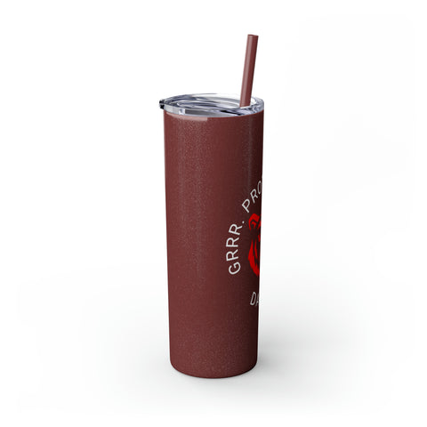 Daddy Bear | Lifestyle | Skinny Tumbler with Straw, 20oz